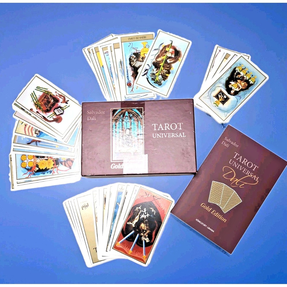 Salvador Dali Tarot Universal Salvador Dali -cards deck and book in original box